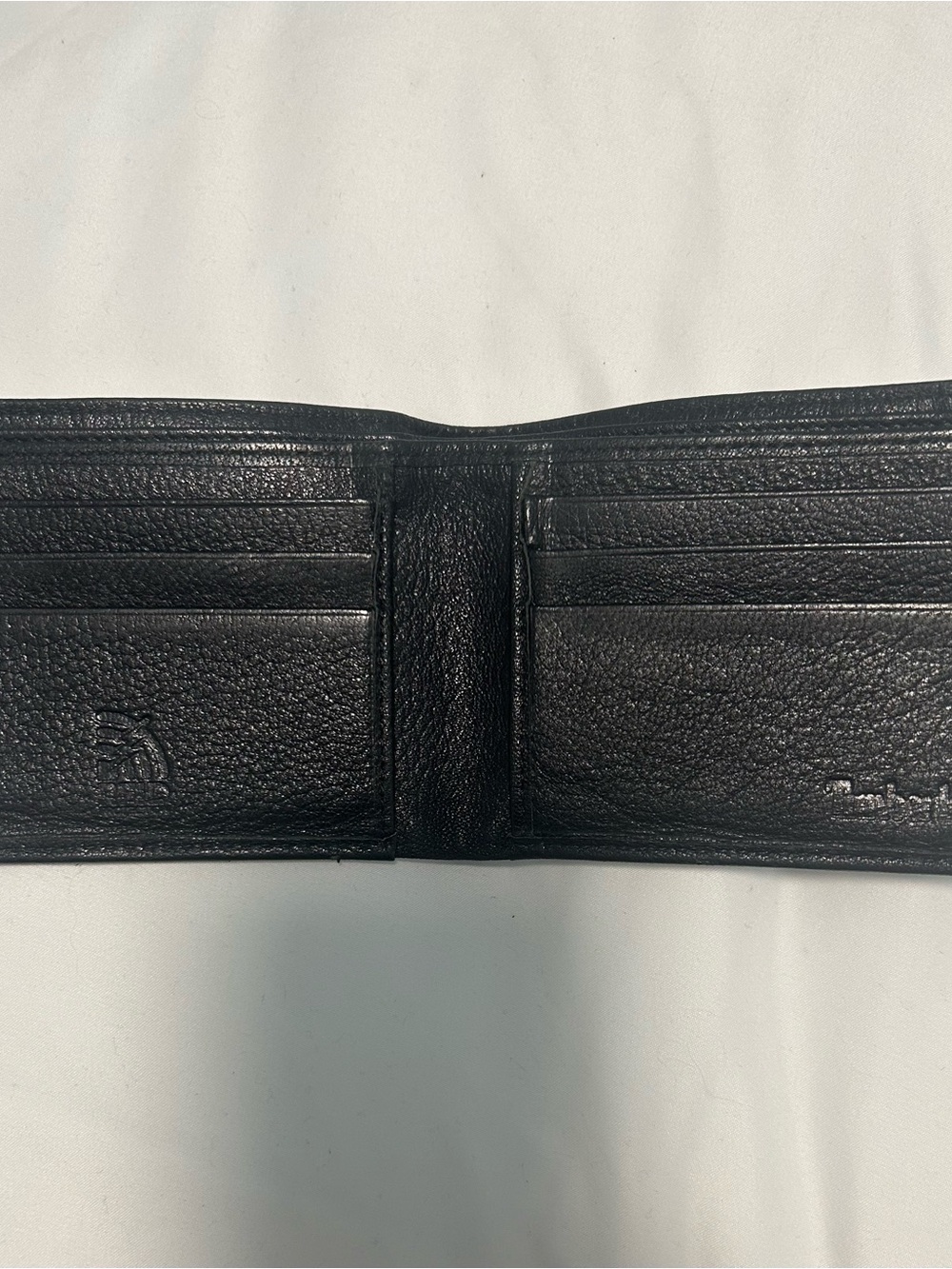 Timberland Genuine Leather Black Bifold Wallet